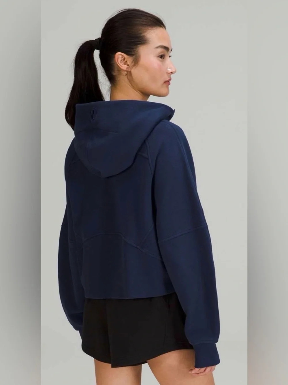 Lululemon Scuba Long Sleeve Logo Hooded Oversized Half-Zip Hoodie Jacket - Picture 6 of 11